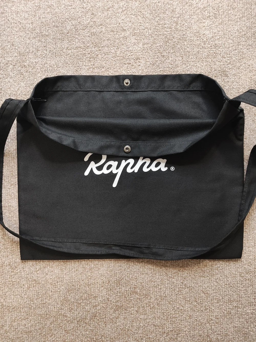 Rapha Musette/Feed Bag - Black w/ Classic Logo